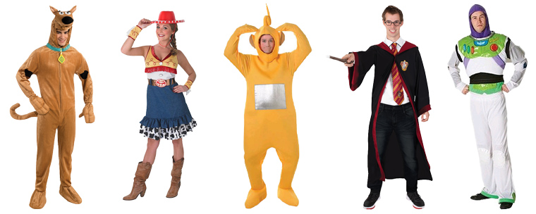 Selection of 2000s costumes