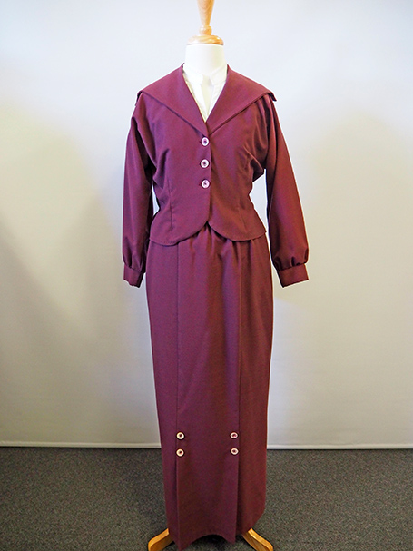 Edwardian fashion woman's suit