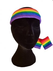 Rainbow sweatbands