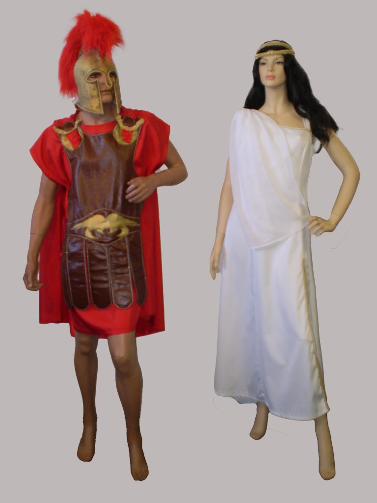 Centurion and roman lady