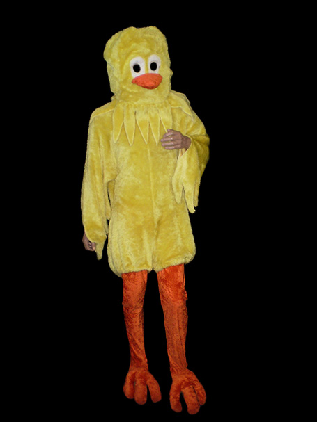 Yellow chicken costume
