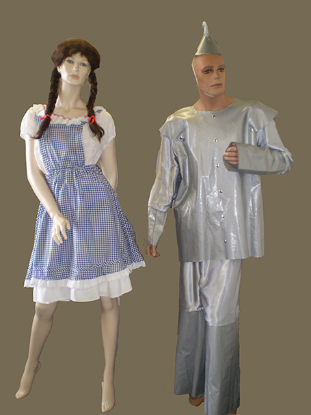 Wizard of Oz costumes Dorothy & Tinman