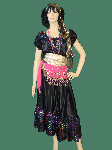 Women's Gypsy costume, Sydney shop.