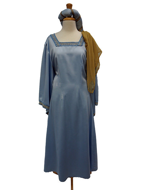 Blue medieval dress