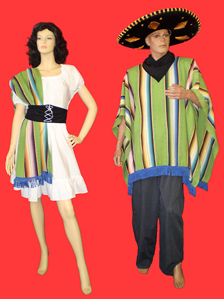 Men's & women's Mexican costumes
