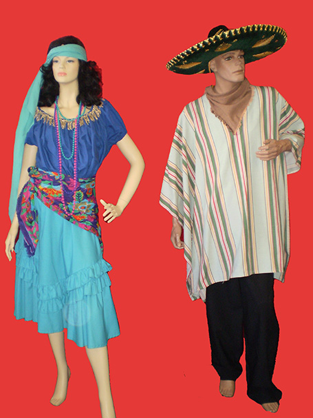Mexican Couple costumes