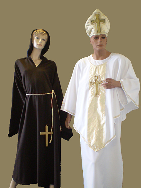 Pope and Monk costumes