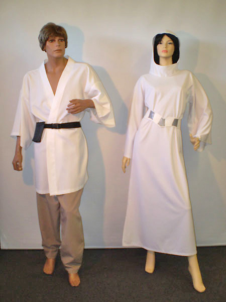 Luke & Leia Star Wars costumes. Space costumes