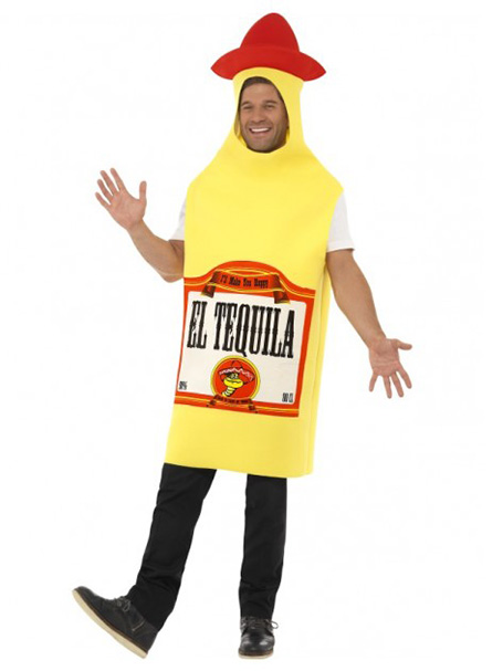 Tequila bottle adult costume to buy from Acting the Part a party shop in Carlingford.