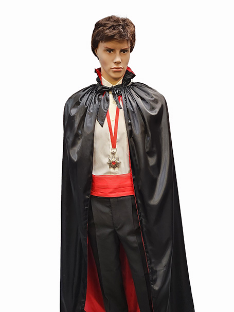 Dracula or vampire costume available for hire from Acting the Part, a costume shop in Carlingford, Sydney.