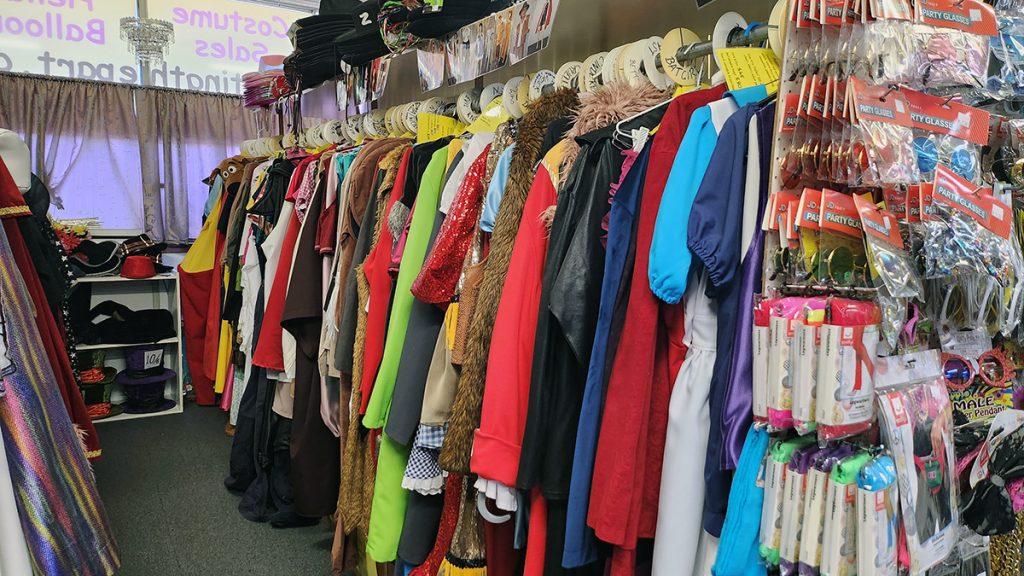 Internal image of Acting the Part, a Sydney costume shop.