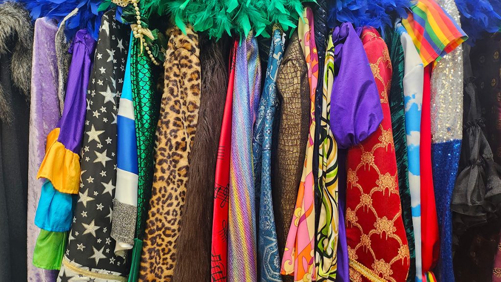 Sydney Costume shop selection of costumes