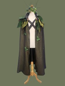 Oberon style fairy king cape and headdress