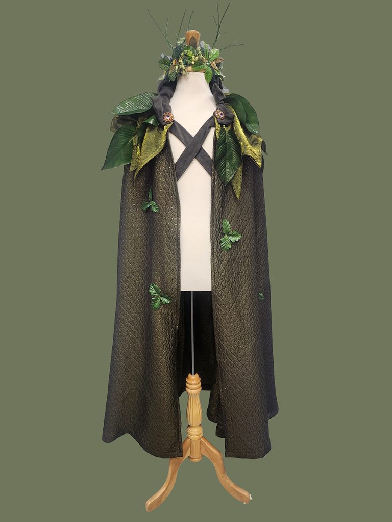 Oberon style fairy king cape and headdress
