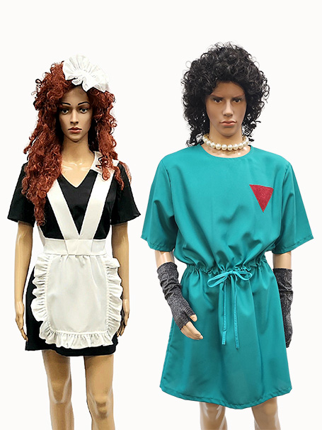 Rocky Horror couples costume. Hire from Acting the Part in Carlingford, Sydney