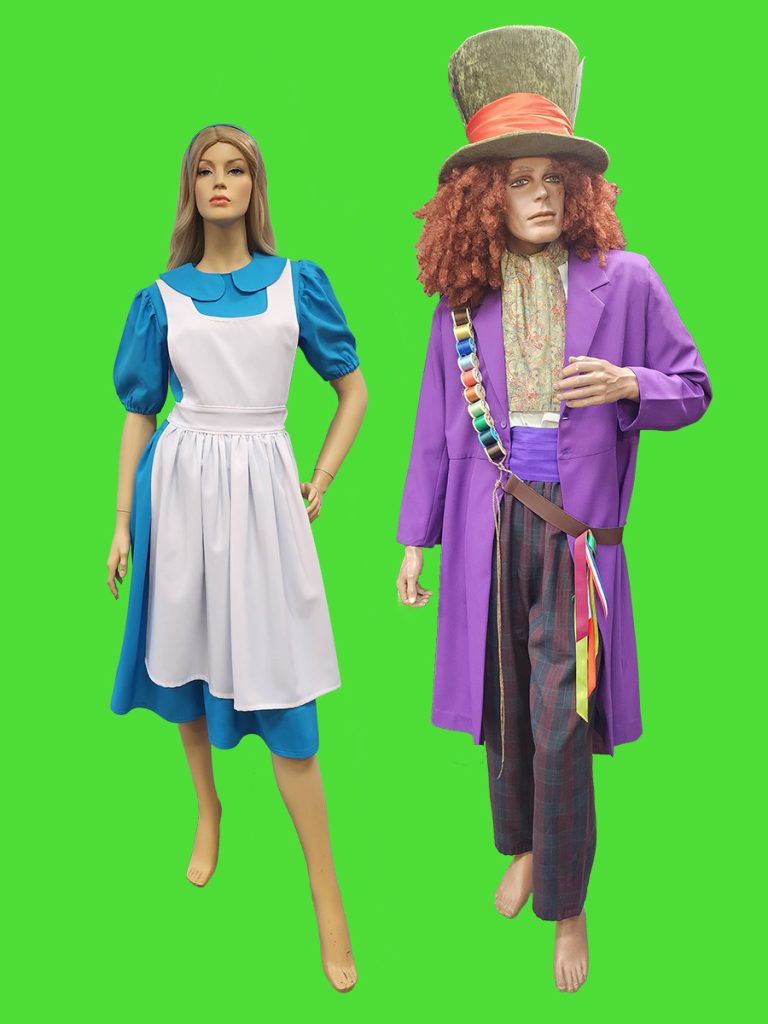 Costumes starting with W Alice & the Mad hatter