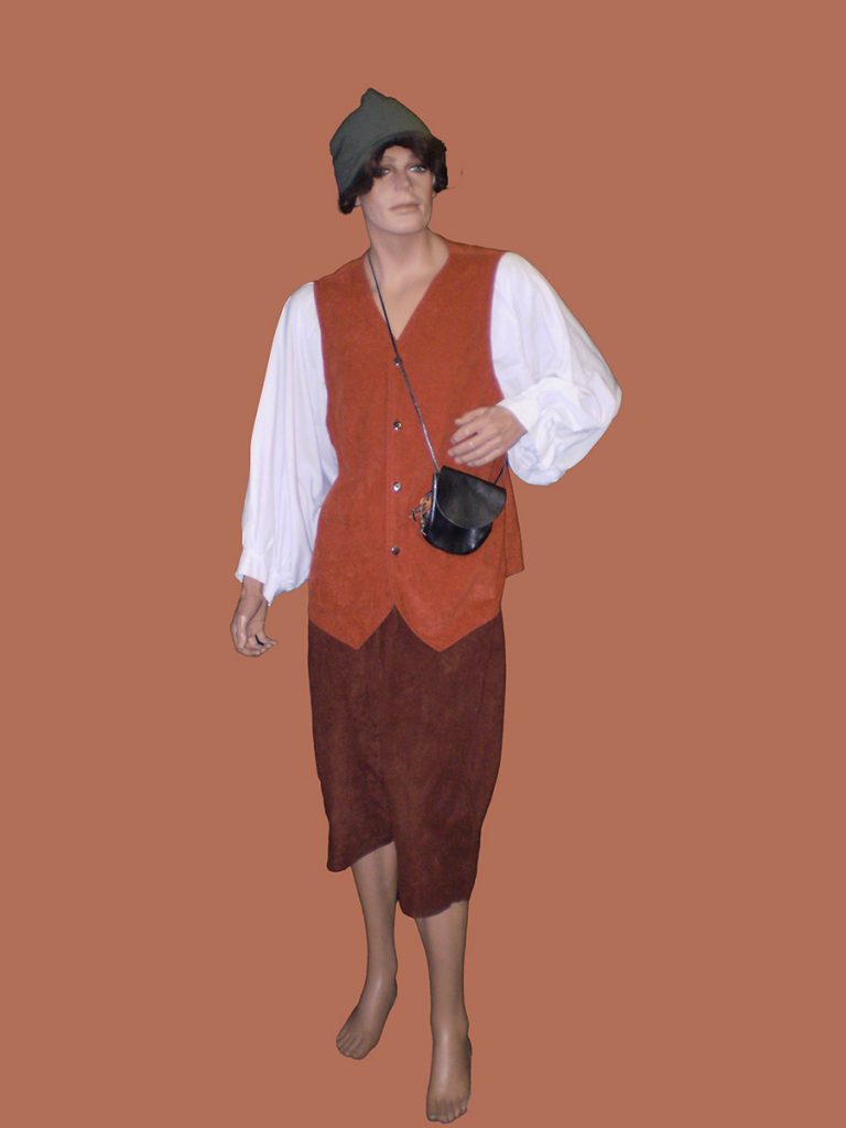 Men's historical peasant costume