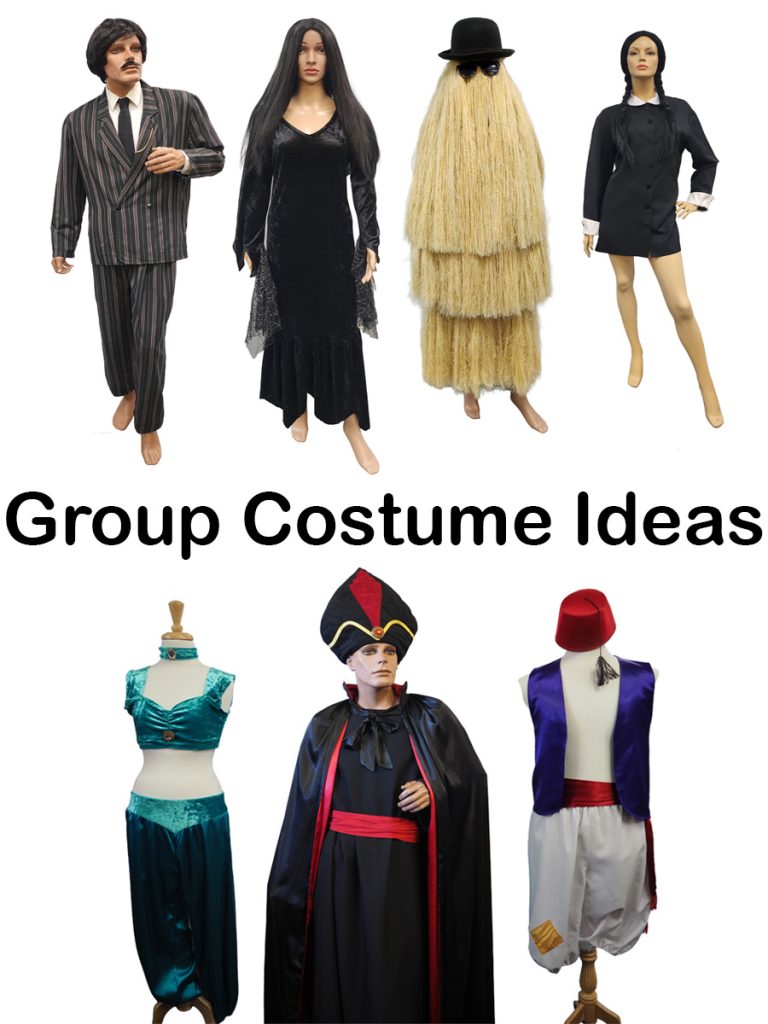 a selection of group costume ideas from Acting the Part in Carlingford, Sydney.