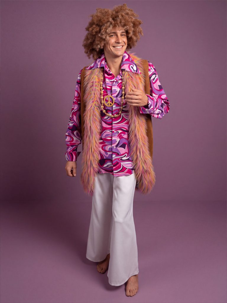 men's 60s 70s disco type costume